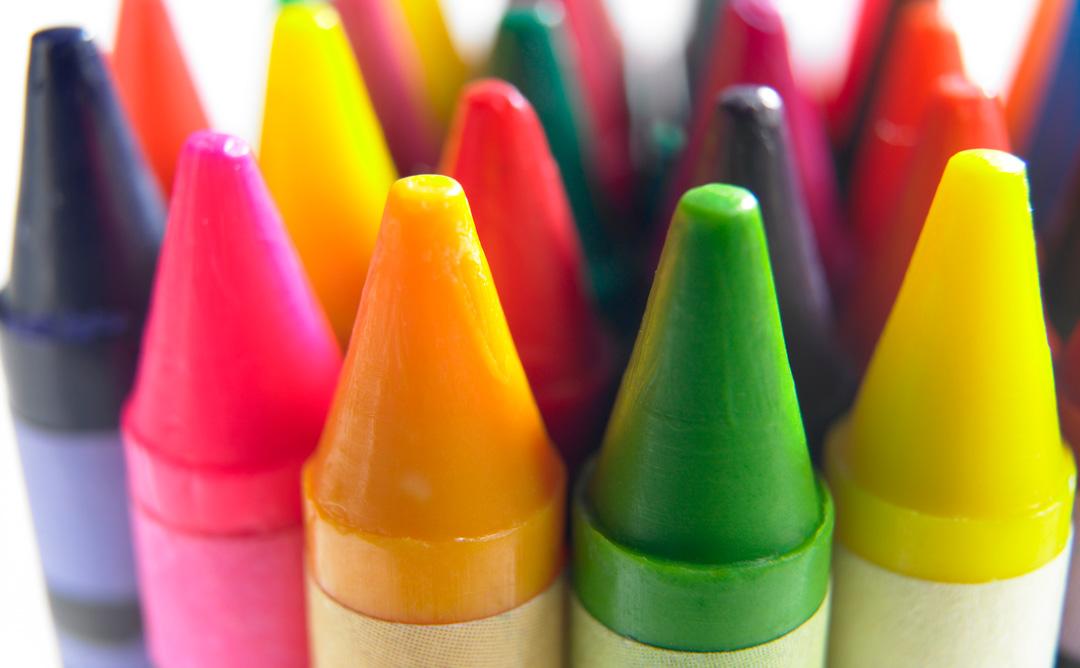photo of crayons for marketing and branding article