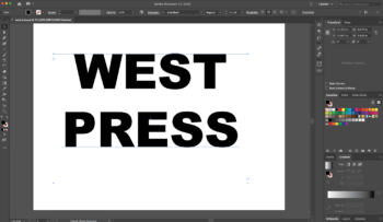 West Press adding text